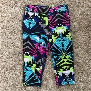 FILA Girls Size M Crop Leggings